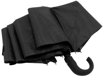 Черный мужской зонт, Rain-proof, полуавтомат, арт.1052